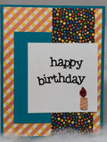 Small Gem Candle Birthday Cards