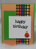 Small gem cupcake birthday cards