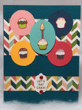 Five Small Cupcake Birthday Card