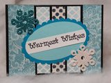 Snowflake Warmest Wishes Card