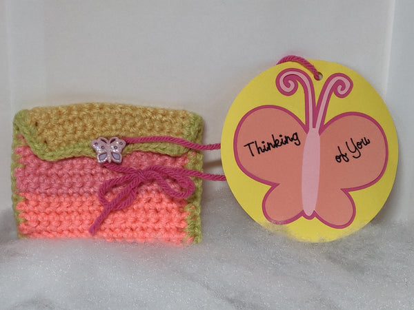 Butterfly gift tag with Gift Card Holder