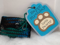 Dog Paw gift tag and gift card holder