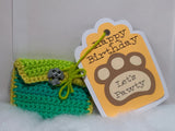 Dog Paw gift tag and gift card holder