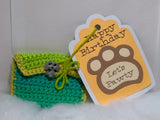 Dog Paw gift tag and gift card holder