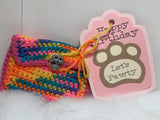 Dog Paw gift tag and gift card holder