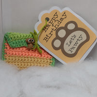 Dog Paw gift tag and gift card holder