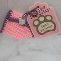 Dog Paw gift tag and gift card holder