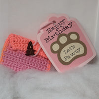 Dog Paw gift tag and gift card holder