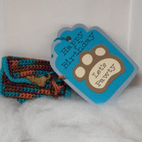 Dog Paw gift tag and gift card holder