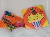 Cupcake gift tag with gift card holder