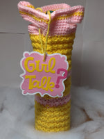 Girl Talk? gift tag and wine cozy