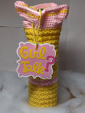 Girl Talk? gift tag and wine cozy