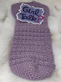 Girl Talk? gift tag and wine cozy