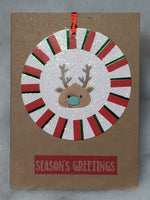 Reindeer Ornament Card