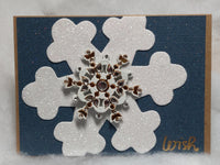 Shimmery Snowflake Cards