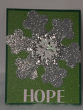 Shimmery Snowflake Cards