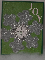 Shimmery Snowflake Cards