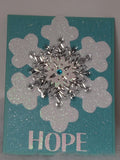 Shimmery Snowflake Cards