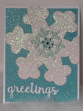 Shimmery Snowflake Cards