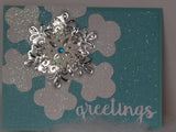 Shimmery Snowflake Cards