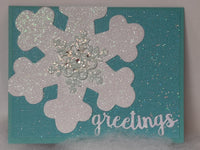 Shimmery Snowflake Cards