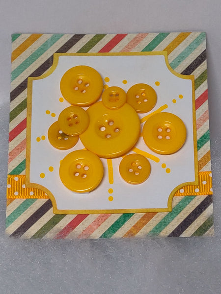 Sun Button Mini Card