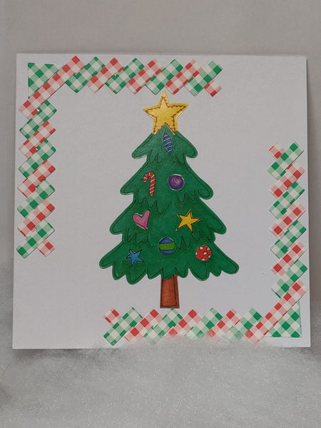 Christmas Braided Border Cards