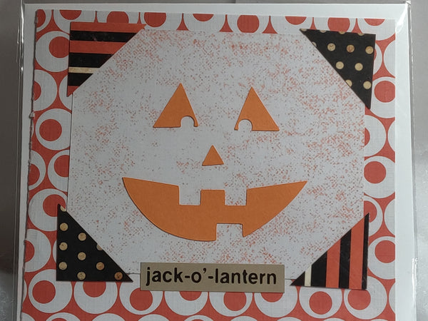 Jack o Lantern Card