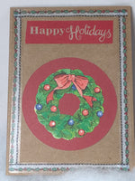 Wreath Christmas Card