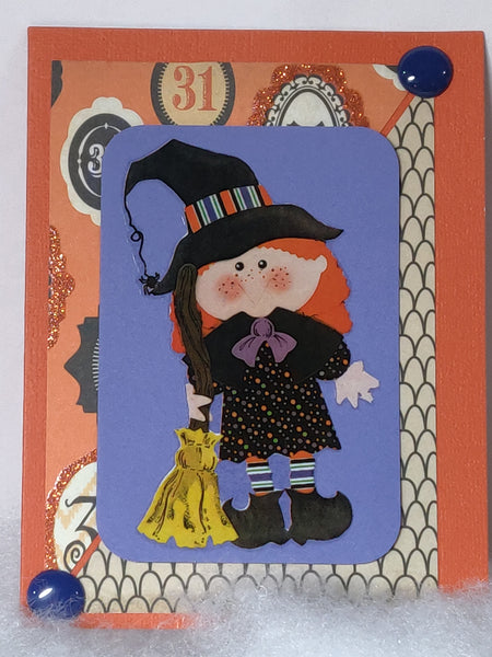 Witch Halloween Card