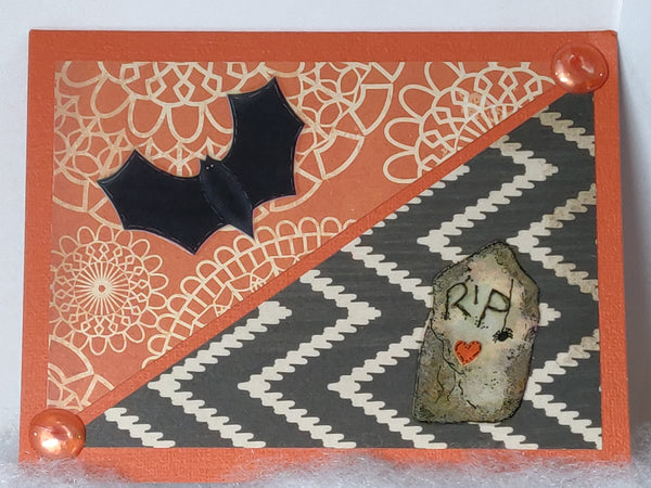 Bat Halloween Card
