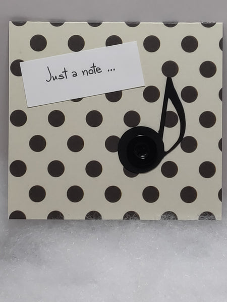 Music Note Mini Card