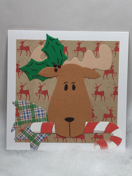 Reindeer Head Card