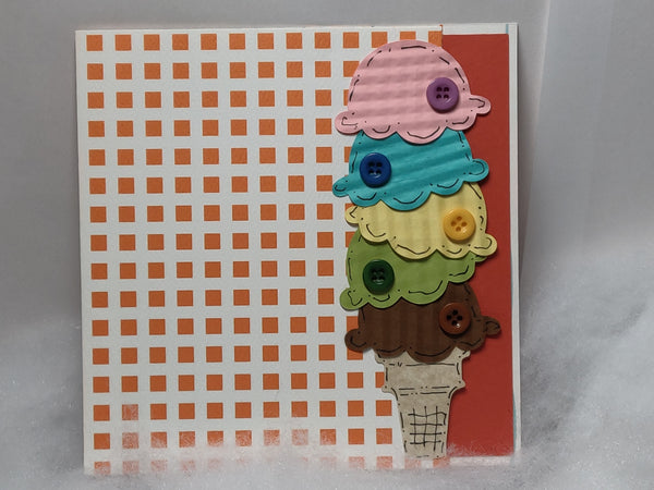 Ice Cream Cone Card