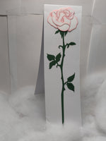 Long Stem Rose Card