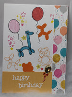 Balloon Animal Birthday Card