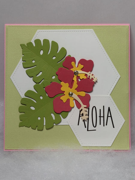 Aloha Flower Card