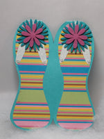 Flip Flop Shaped Card