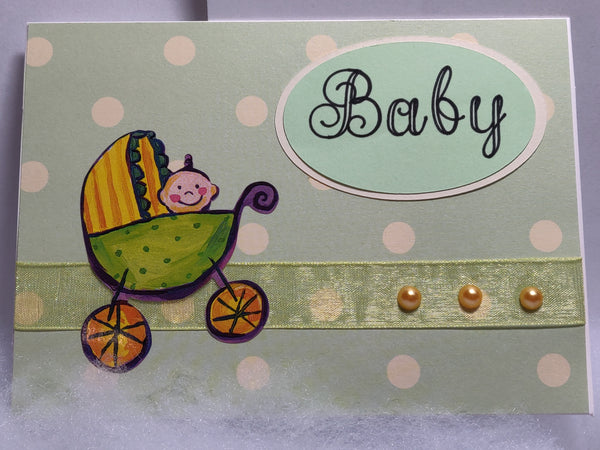 Baby in Carriage Card