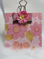 Spring Pink Sticky Note Clipboard