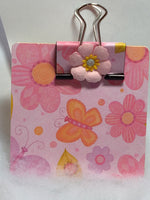 Spring Pink Sticky Note Clipboard