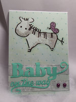 Baby Zebra Card