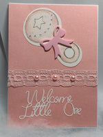 Pink Rattle Card