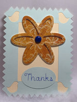 Flower Thanks card