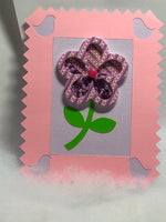 Shaker Card Flower Design #2