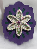 Shaker Flower Design Card #1