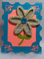 Shaker Flower Design Card #1