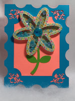 Shaker Flower Design Card #1