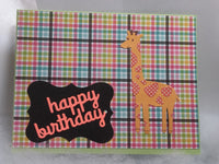 Giraffe Birthday Card