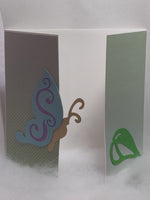 Butterfly Shutter fold Cards